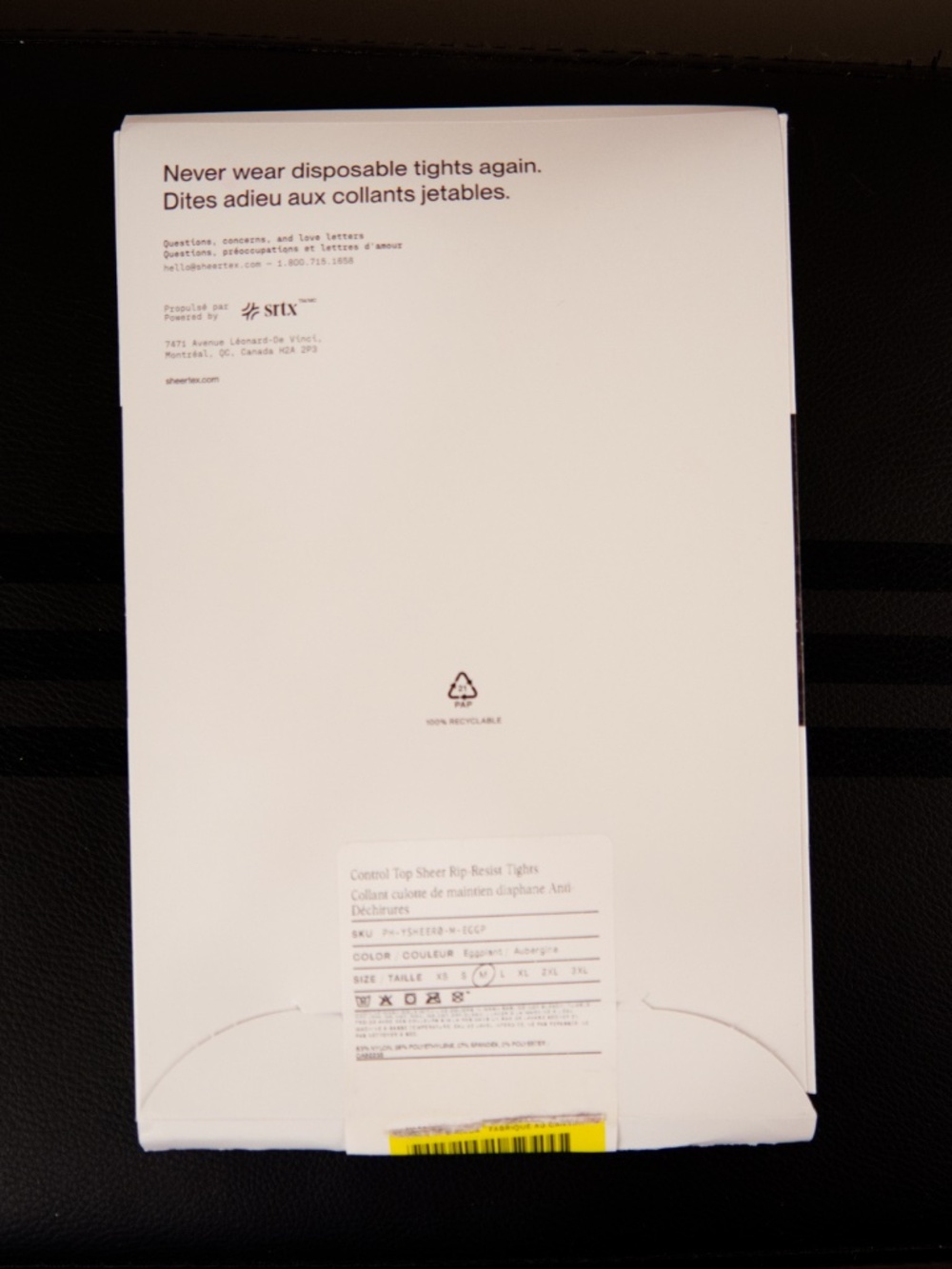 BRAND NEW Rip-resistant control-top tights - Picture 3 of 3